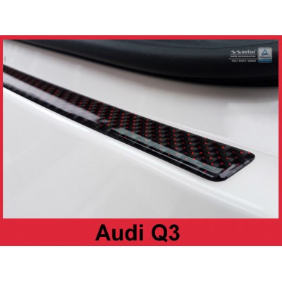 Carbon Ladekantenschutz AUDI Q3 Schwarz 