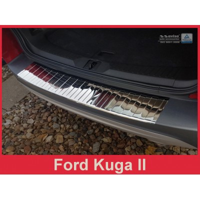 Edelstahl Ladekantenschutz Ford KUGA II 