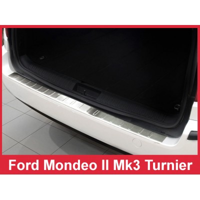 Edelstahl Ladekantenschutz Ford Mondeo II MK3 Turnier 