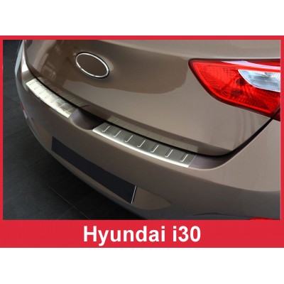 Edelstahl Ladekantenschutz Hyundai i30 5D
