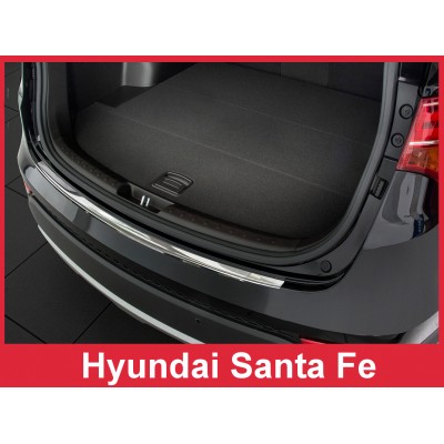 Edelstahl Ladekantenschutz Hyundai Santa Fe