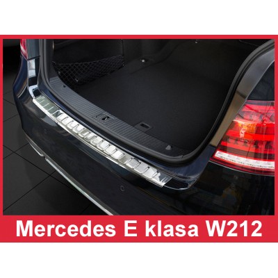 Edelstahl Ladekantenschutz MERCEDES E-Klasse W211