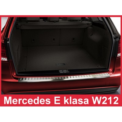 Edelstahl Ladekantenschutz MERCEDES E-Klasse W212 Limousine