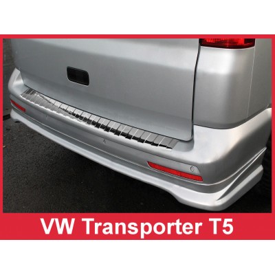 Edelstahl Ladekantenschutz VOLKSWAGEN TRANSPORTER T5 Multivan Saravelle