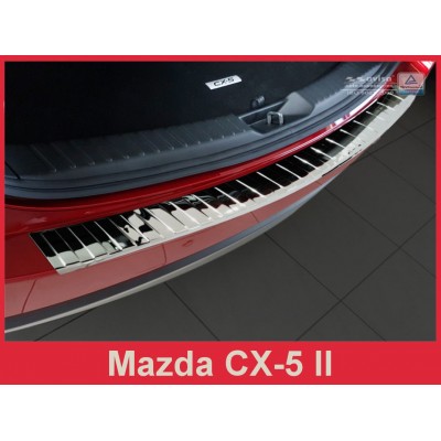 Edelstahl Ladekantenschutz für Mazda CX-5 II